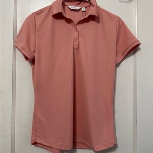 Walter Hagen Women's Pink Button Down Shirt